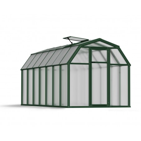 Canopia Eco Grow Serre de jardin double paroi en polycarbonate 445x204x198 cm Vert