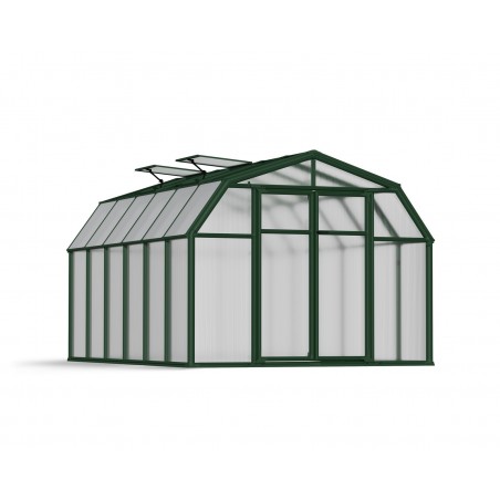 Canopia Hobby Gardener Serre de jardin double paroi en polycarbonate 391x266x208 cm Vert