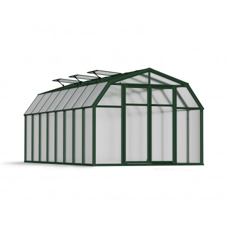 Canopia Hobby Gardener Serre de jardin double paroi en polycarbonate 516x266x208 cm Vert