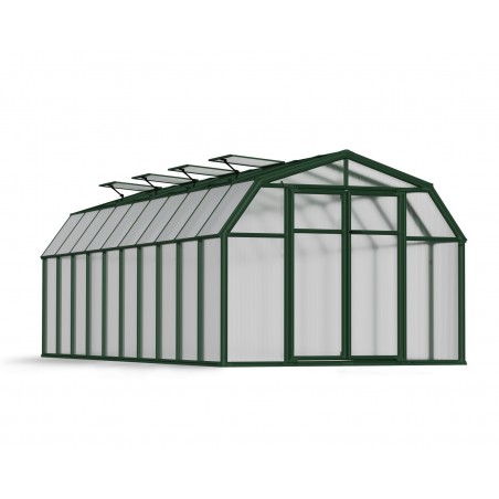 Canopia Hobby Gardener Serre de jardin double paroi en polycarbonate 641x266x208 cm Vert