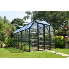 Canopia Grand Gardener Serre de jardin hybride en polycarbonate 389x265x238 cm Vert