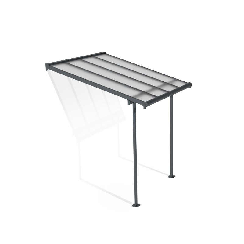 Canopia Sierra Pergola Attached in Aluminum 2.3X2.3 m Grey Canopia Sierra Pergola Attached in Aluminum 2.3X2.3 m Grey