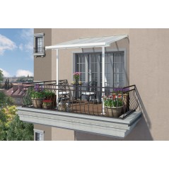 Canopia Sierra Pergola adossée en aluminium 2.3x2.3 m Blanc