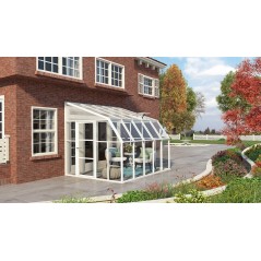 Canopia Sun Room Véranda en polycarbonate 2.7x3.2 m Blanc