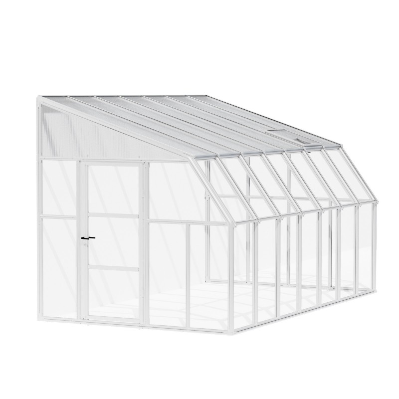 Véranda Canopia en polycarbonate 2,7 x 4,5 m Blanc