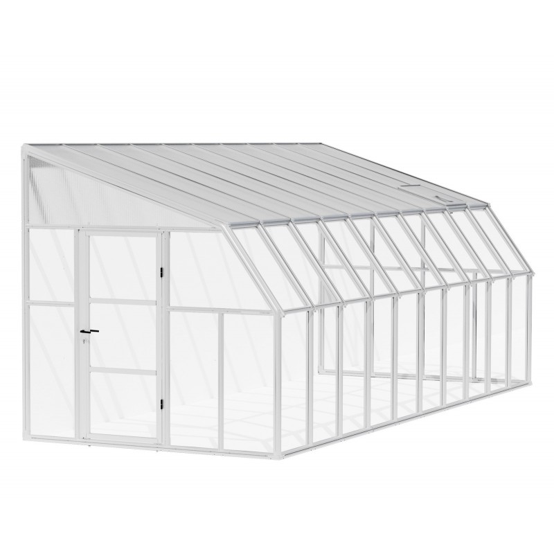 Canopia Sun Room Véranda en polycarbonate 2.7x6.3 m Blanc Canopia Sun Room Véranda en polycarbonate 2.7x6.3 m Blanc