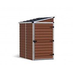Canopia Skylight Pent Abri de jardin en polycarbonate 176x120x203 cm Ambre