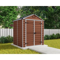 Canopia Skylight Abri de jardin en polycarbonate 229x185x217 cm Ambre
