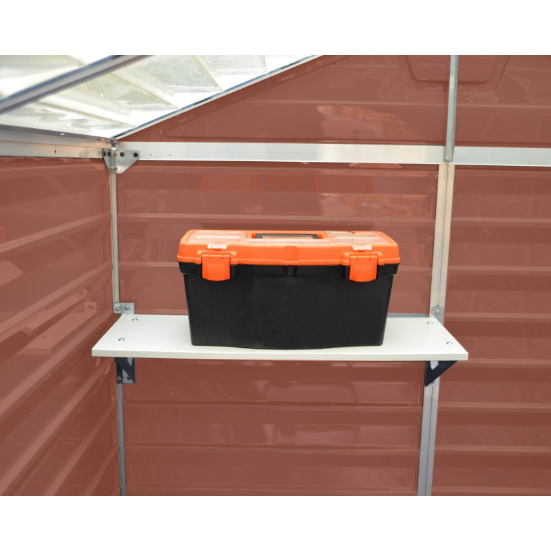 Abri de jardin Canopia Skylight en polycarbonate 229 x 185 x 217 cm Ambre