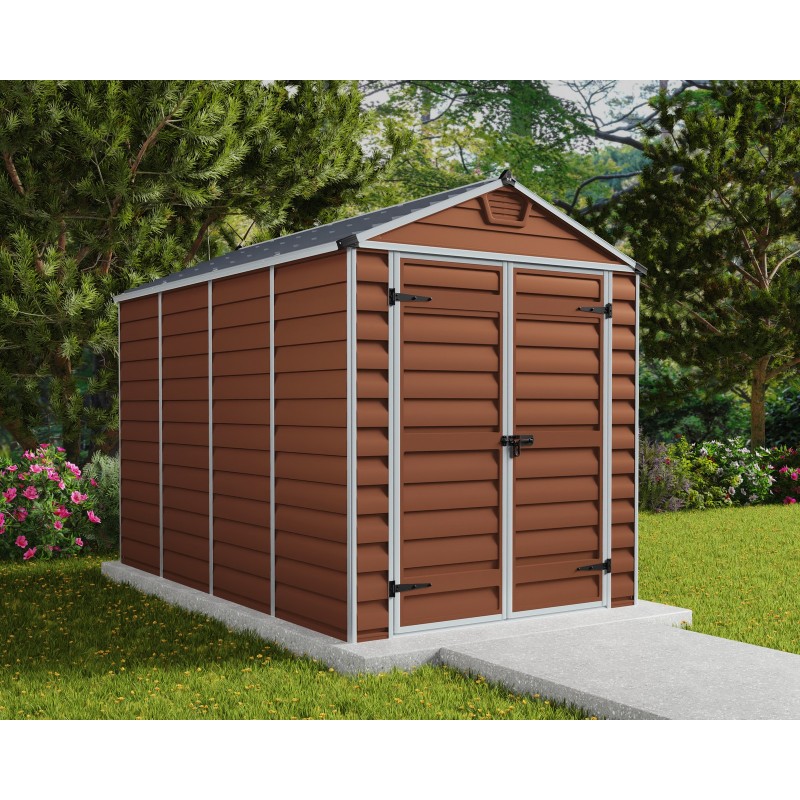 Canopia Skylight Abri de jardin en polycarbonate 303x185x217 cm Ambre Canopia Skylight Abri de jardin en polycarbonate 303x185x217 cm Ambre