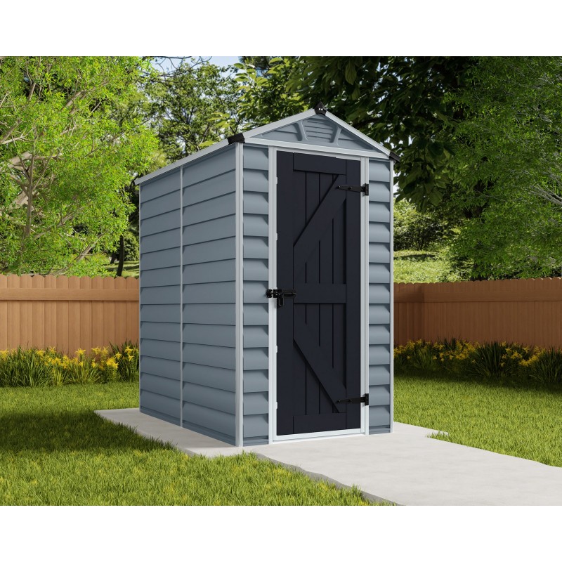 Canopia Skylight Abri de jardin en polycarbonate 176x120x203 cm Gris Deco Canopia Skylight Abri de jardin en polycarbonate 176x120x203 cm Gris Deco