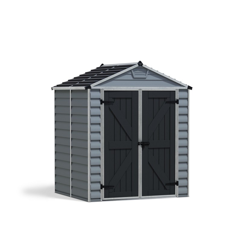 Canopia Skylight Polycarbonate Garden Shed 154X185X217 cm Grey Deco Canopia Skylight Polycarbonate Garden Shed 154X185X217 cm Grey Deco