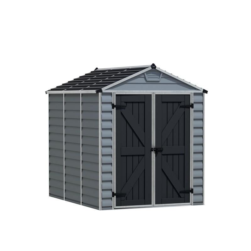 Canopia Skylight Abri de jardin en polycarbonate 229x185x217 cm Gris Deco Canopia Skylight Abri de jardin en polycarbonate 229x185x217 cm Gris Deco