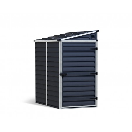 Canopia Skylight Pent Abri de jardin en polycarbonate 176x120x203 cm Gris foncé
