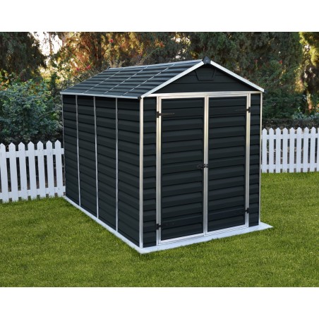 Canopia Skylight Abri de jardin en polycarbonate 303x185x217 cm Gris foncé