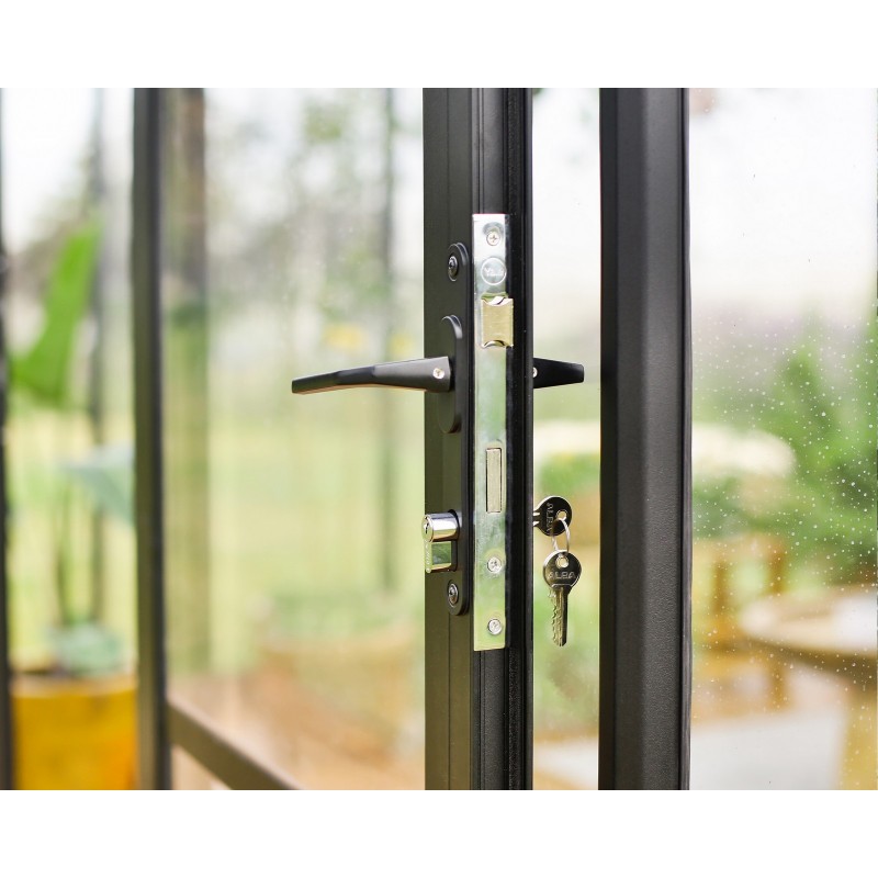 Serre de jardin hybride Canopia ARIA en polycarbonate 608 x 304 x 285 cm - Noir