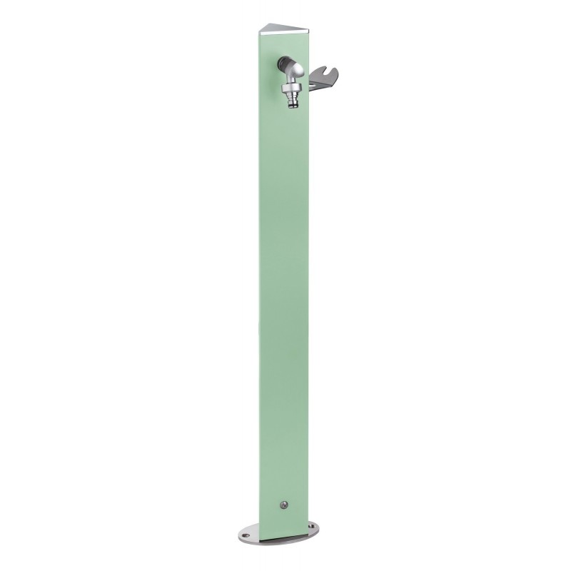 Aquapoint Triangle Ground Garden Column Fountain Sage Green Aquapoint Triangle Ground Garden Column Fountain Sage Green