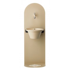 Aquapoint Ground Fountain Garden Column Fountain Ivory