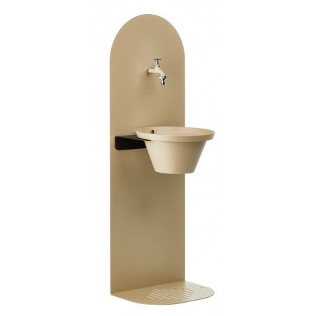 Aquapoint Ground Fountain Garden Column Fountain Ivory