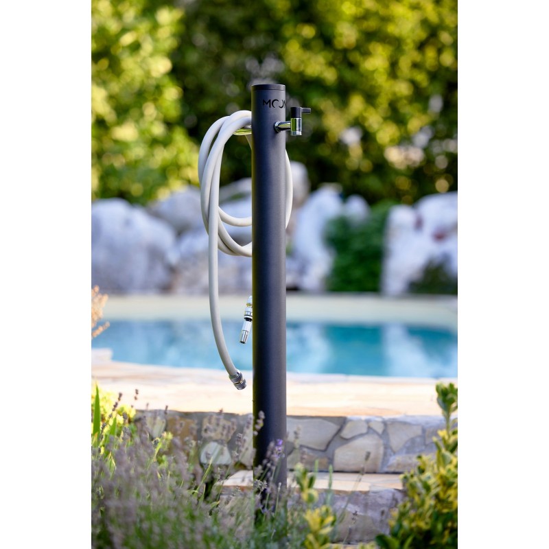 Fontaine de Jardin à Colonne Aquapoint Moon Underground Gris Anthracite
