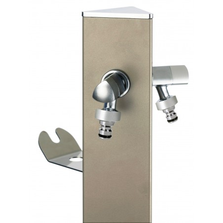 Aquapoint Triangle Underground Garden Column Fountain Dove Grey