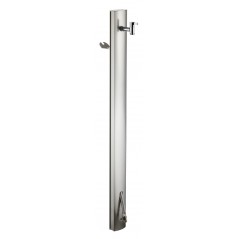 Aquapoint Steel-O Underground Garden Column Fountain Chrome