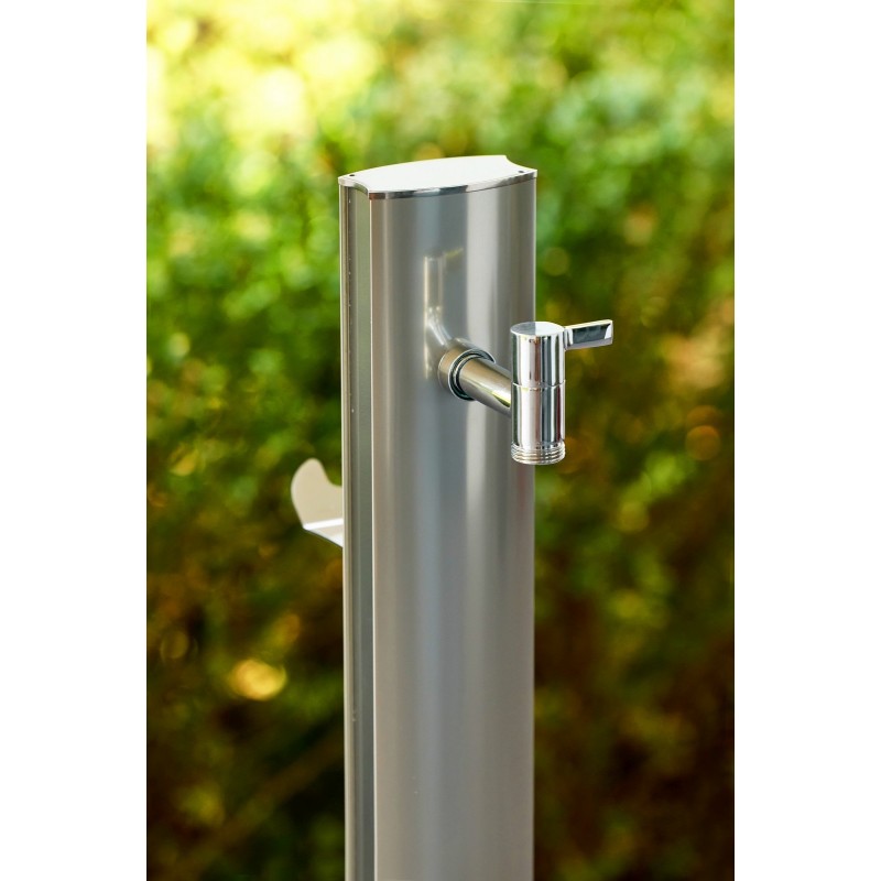 Aquapoint Steel-O Underground Garden Column Fountain Chrome Aquapoint Steel-O Underground Garden Column Fountain Chrome