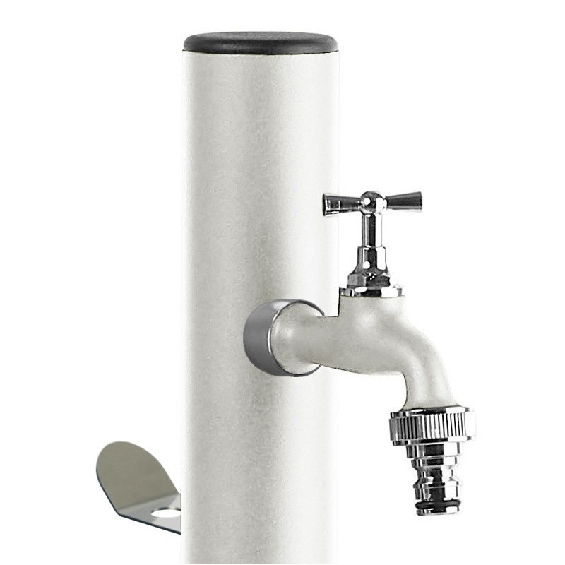 Aquapoint Loop Underground Garden Column Fountain White Aquapoint Loop Underground Garden Column Fountain White