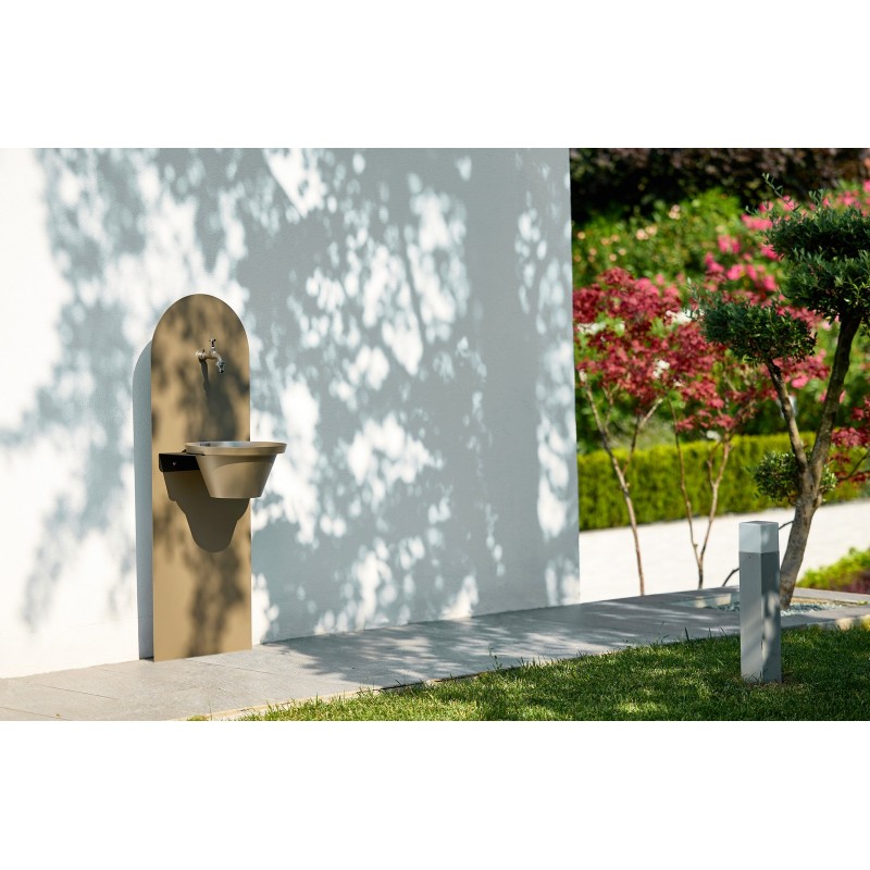 Fontaine de Jardin Murale Aquapoint Wall Fountain Gris Tourterelle