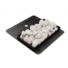 Base en acier avec grille de drainage pour fontaines Ground Aquapoint