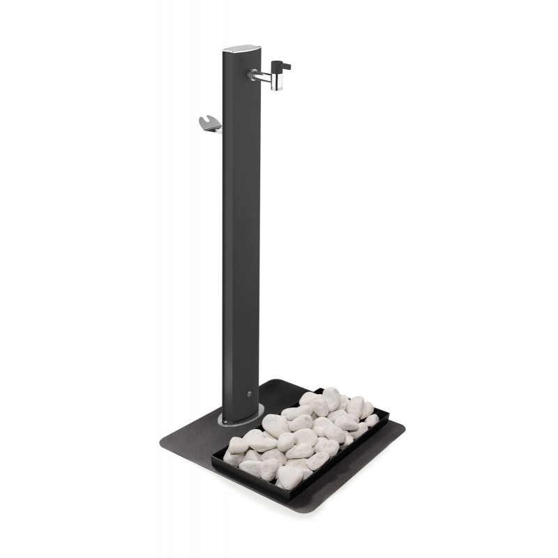 Steel Base with Drain Grid for Ground Aquapoint Fountains