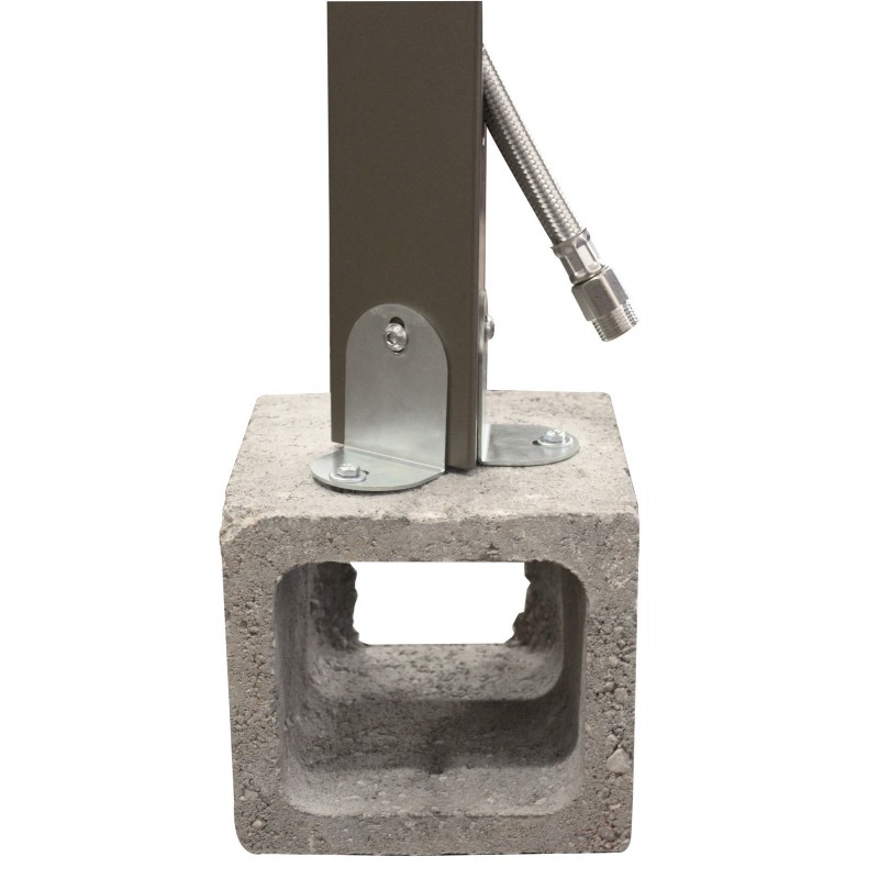 Supports de fixation en métal galvanisé pour fontaines Underground Aquapoint