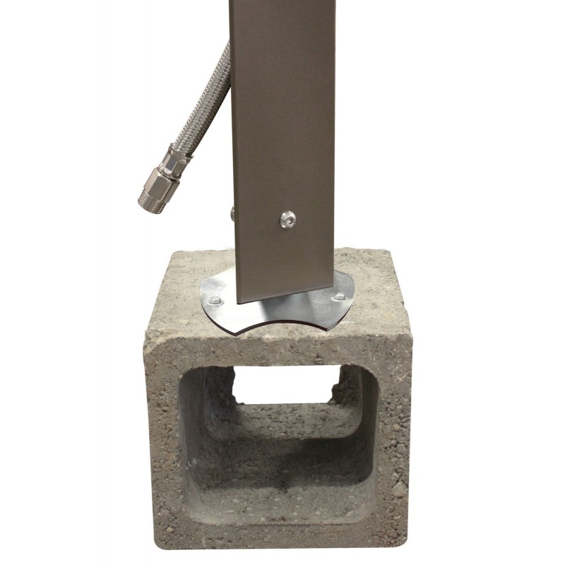 Base en métal galvanisé pour fontaines Underground Aquapoint