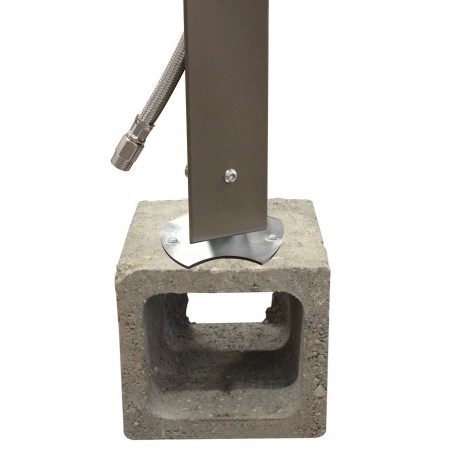 Base en métal galvanisé pour fontaines Underground Aquapoint