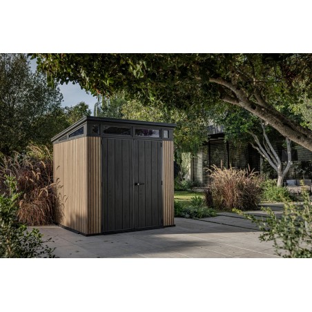 Keter Abri de Jardin en Résine SIGNATURE PENT 7X7 à lames