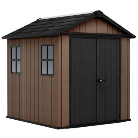 Keter Abri de Jardin en Résine NEWTON PLUS 757 avec double option de montage