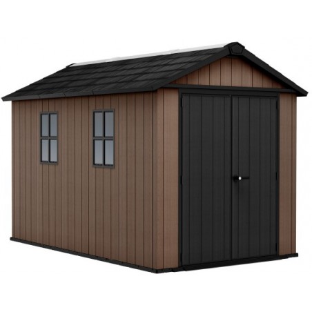 Keter Abri de Jardin en Résine NEWTON PLUS 7511 avec double option de montage