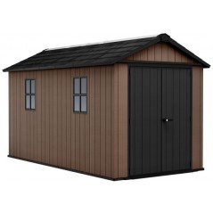 Keter Abri de Jardin en Résine NEWTON PLUS 7513 avec double option de montage