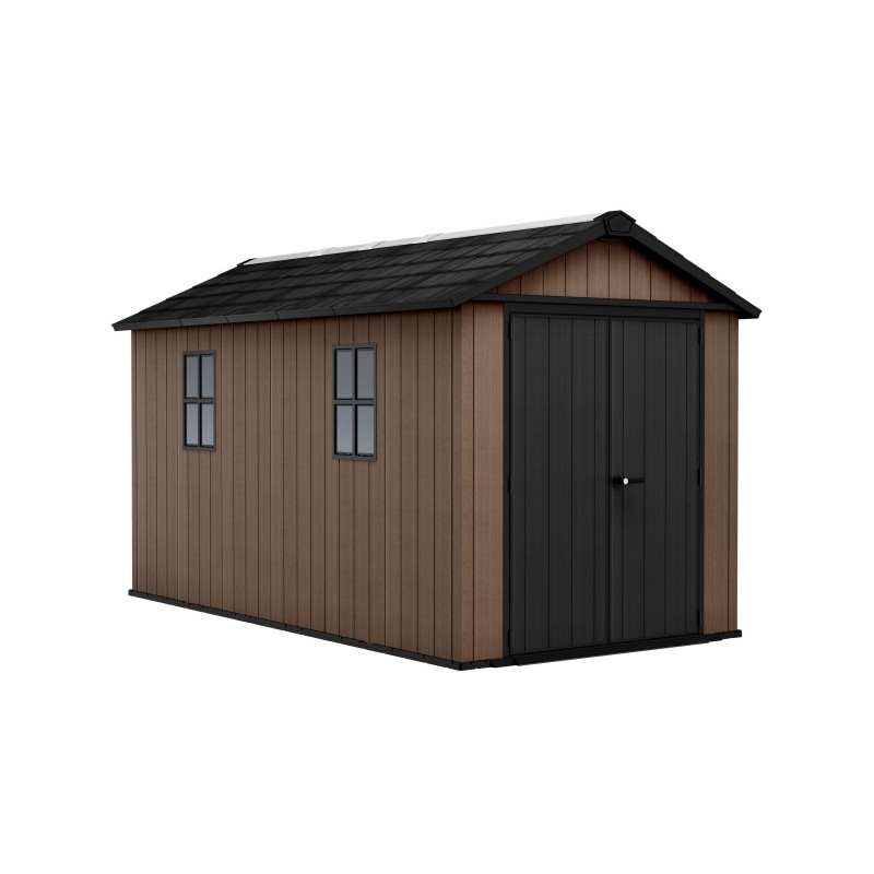 Keter Garden Shed in Resin NEWTON PLUS 7513 - Double Choice of Assembly Keter Garden Shed in Resin NEWTON PLUS 7513 - Double Choice of Assembly