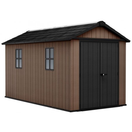 Keter Abri de Jardin en Résine NEWTON PLUS 7513 avec double option de montage