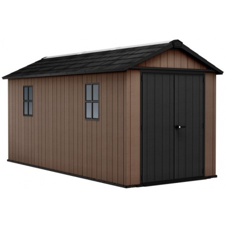 Keter Abri de Jardin en Résine NEWTON PLUS 7515 avec double option de montage