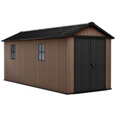 Keter Abri de Jardin en Résine NEWTON PLUS 7517 avec double option de montage