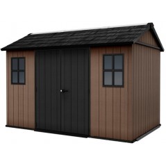 Keter Abri de Jardin en Résine NEWTON PLUS 1175 avec double option de montage
