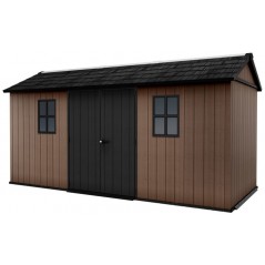 Abri de jardin Keter en résine NEWTON PLUS 1575 - Double choix de montage