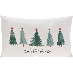 Coussin décoratif Sapin de Noël 30 x 50 cm. Pièce unique