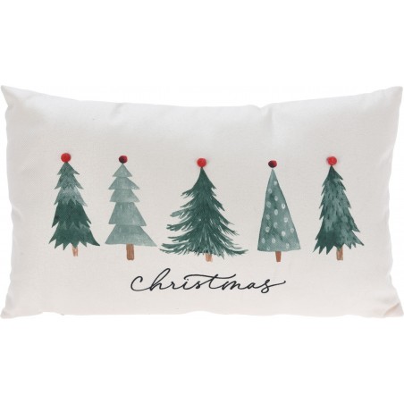 Coussin décoratif Sapin de Noël 30 x 50 cm. Pièce unique