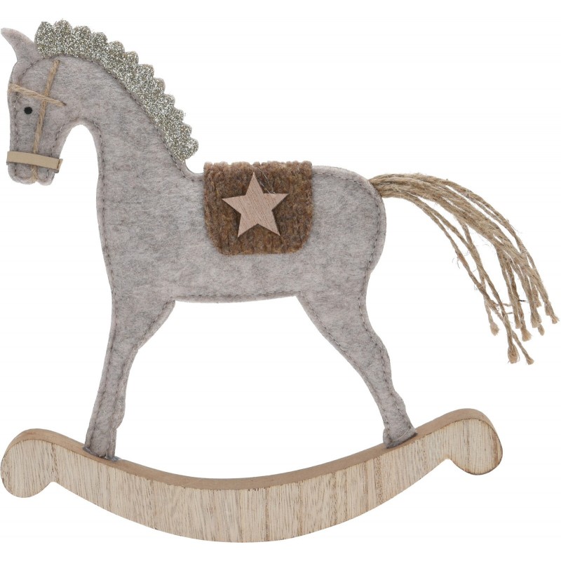Cheval à bascule 22 cm. Pièce unique