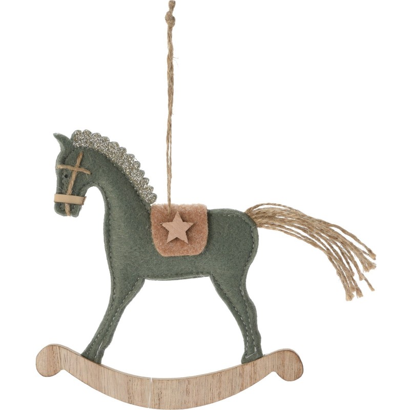 Cheval à bascule 15 cm. Pièce unique