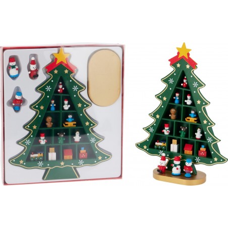 Sapin de Noël avec décorations 29 cm