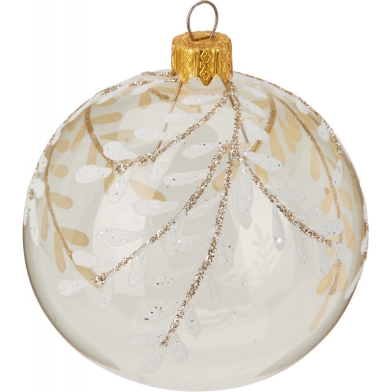 80mm Glass Christmas Ball. Single Piece 80mm Glass Christmas Ball. Single Piece